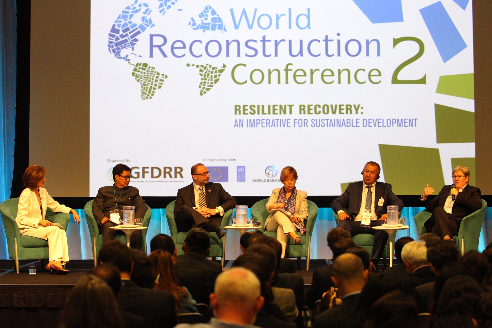 World Reconstruction Conference print collateral and signage design
